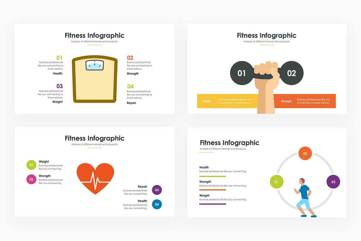 Fitness Infographics Powerpoint 2 Preview 5.