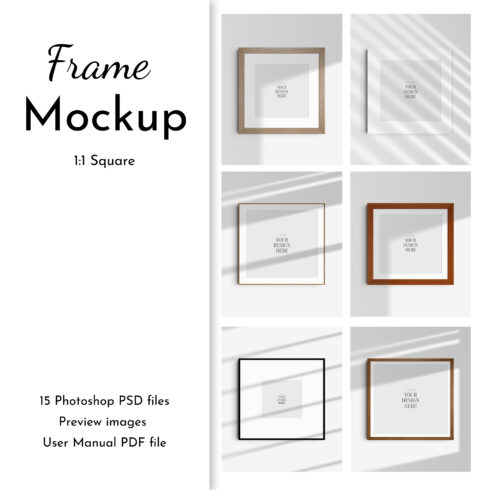 Prints of frame mockup square.