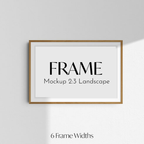 Prints of frame mockup landscape.