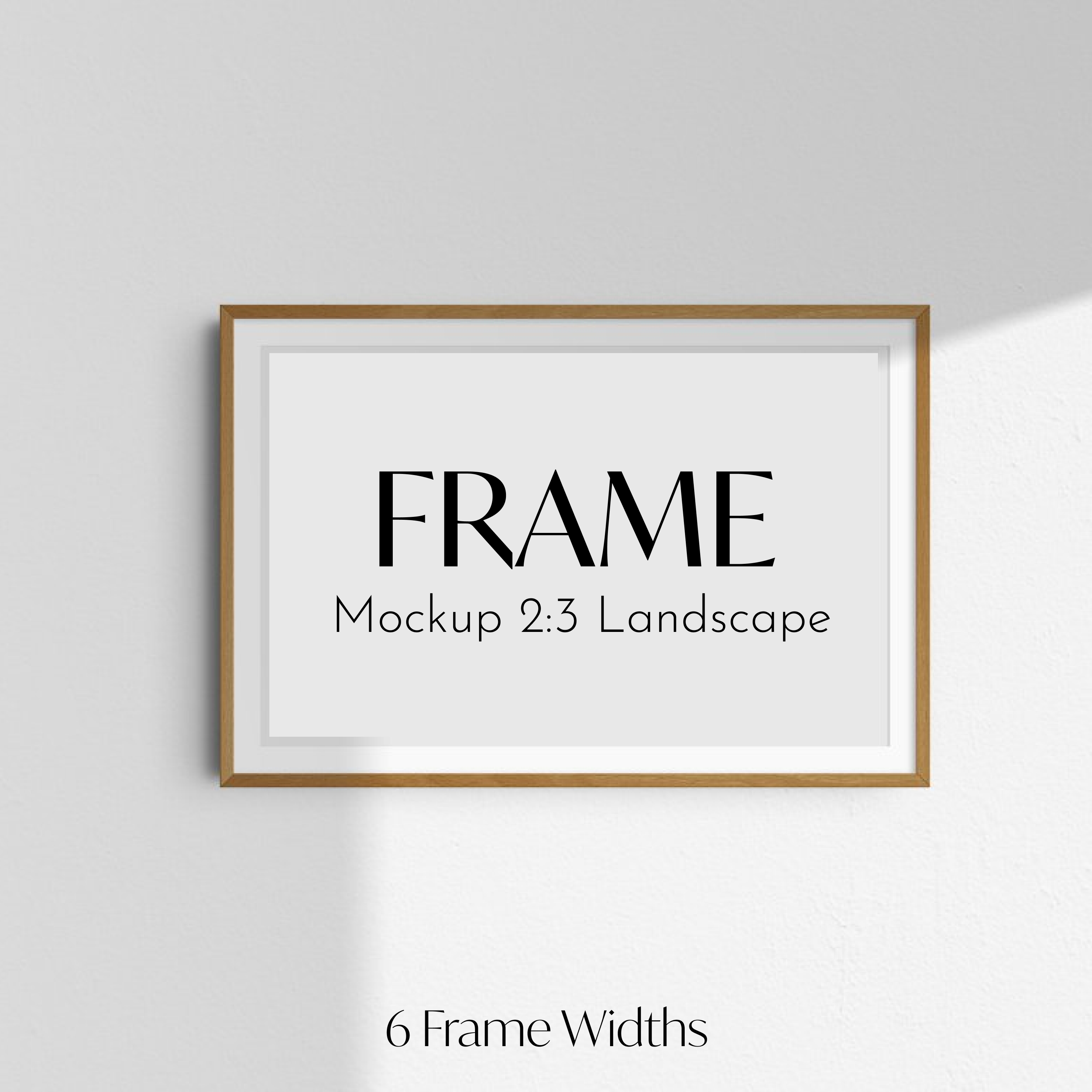 Frame Mockup 2:3 Landscape – MasterBundles