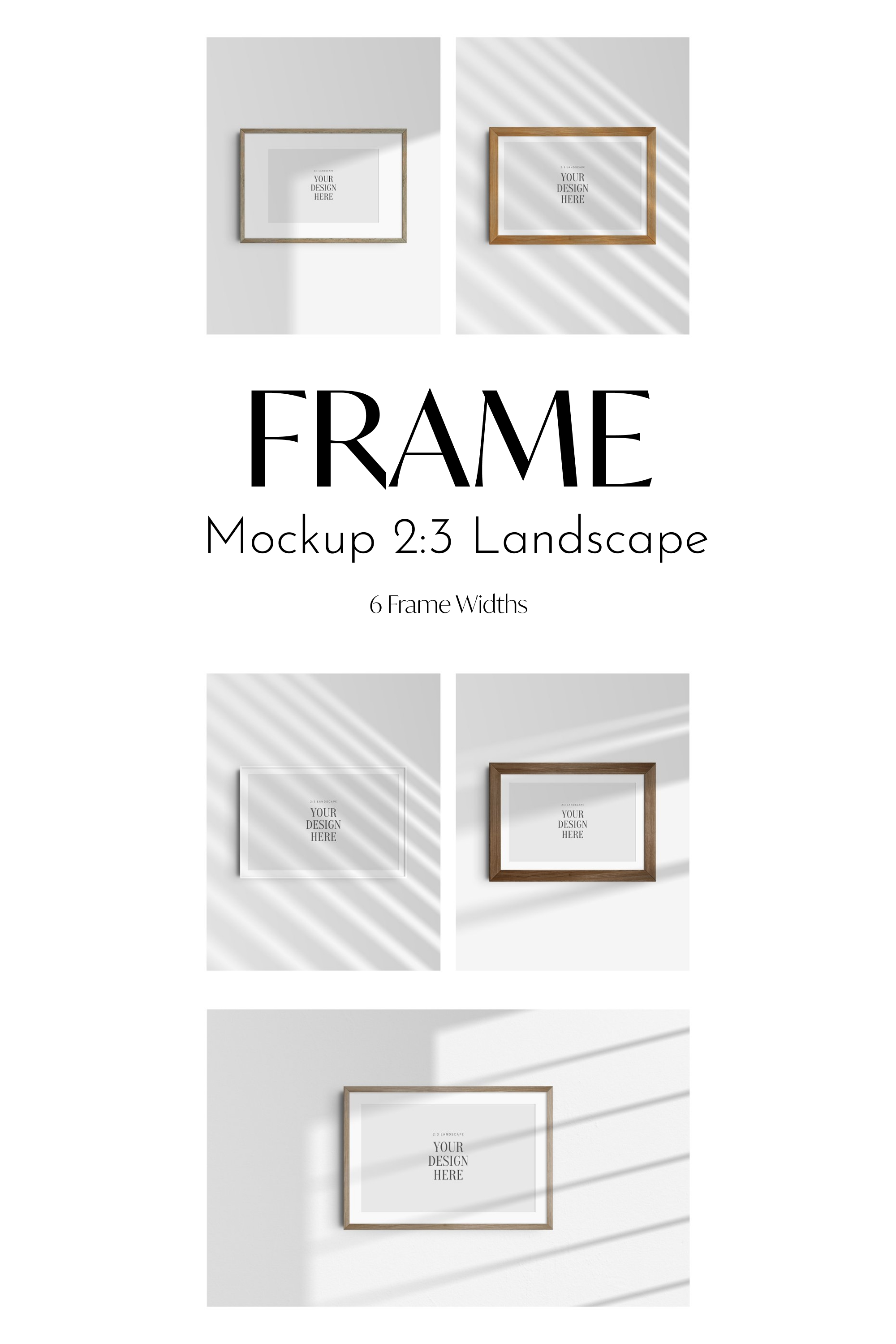 Frame Mockup 2:3 Landscape - Design Cuts