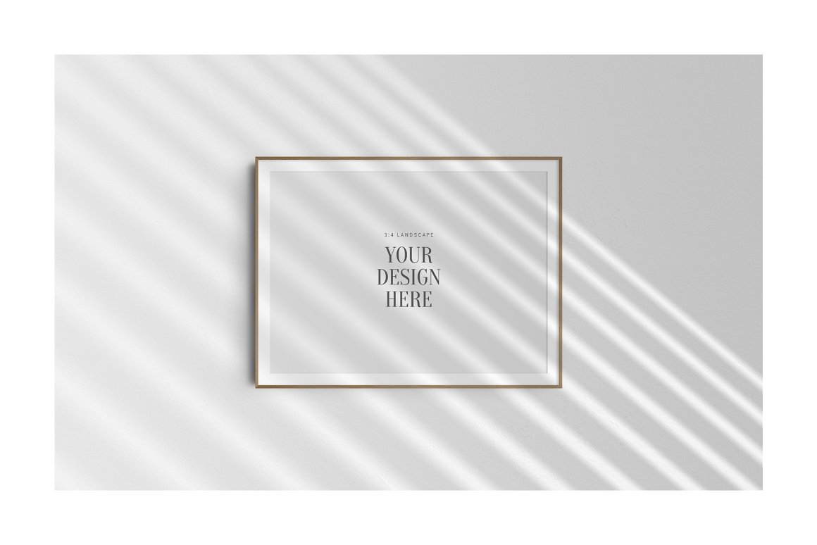 Postcard Mockup PSD, Horizontal Frame Mockup, Frame Border Design, Postcard  Frame, Smart Object 