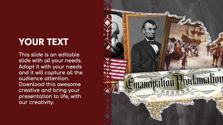 4 Free American History Powerpoint Template.