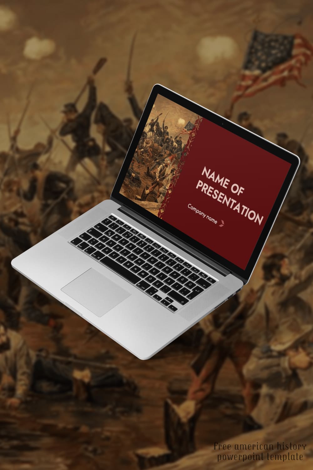 Free American History Powerpoint Template Pinterest.