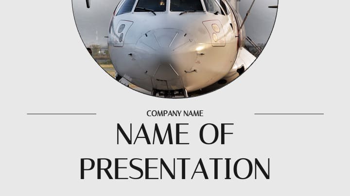 1 Free Aviation Powerpoint Template.