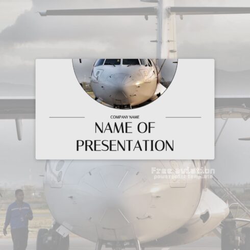 Free Aviation Powerpoint Template.