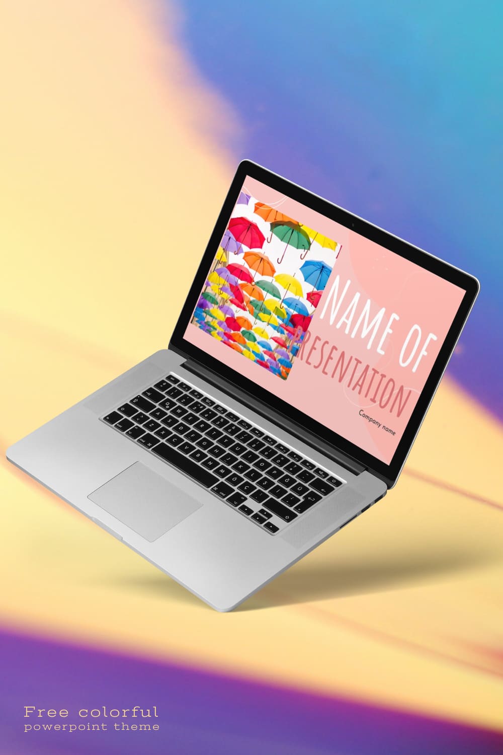 Free Colorful Powerpoint Theme Pinterest.