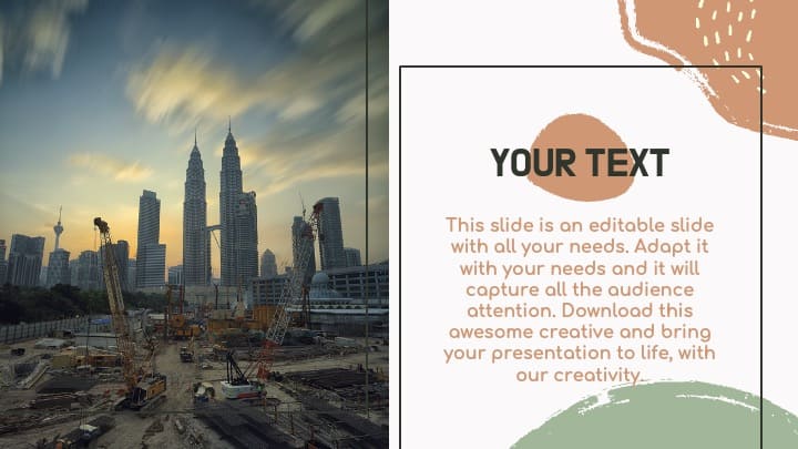 4 Free Construction Themed Powerpoint Template.
