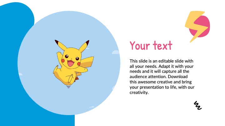 Pokemon type chart template - Free PowerPoint Template