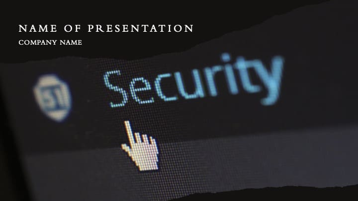 Free Cyber Security Powerpoint Template 1.