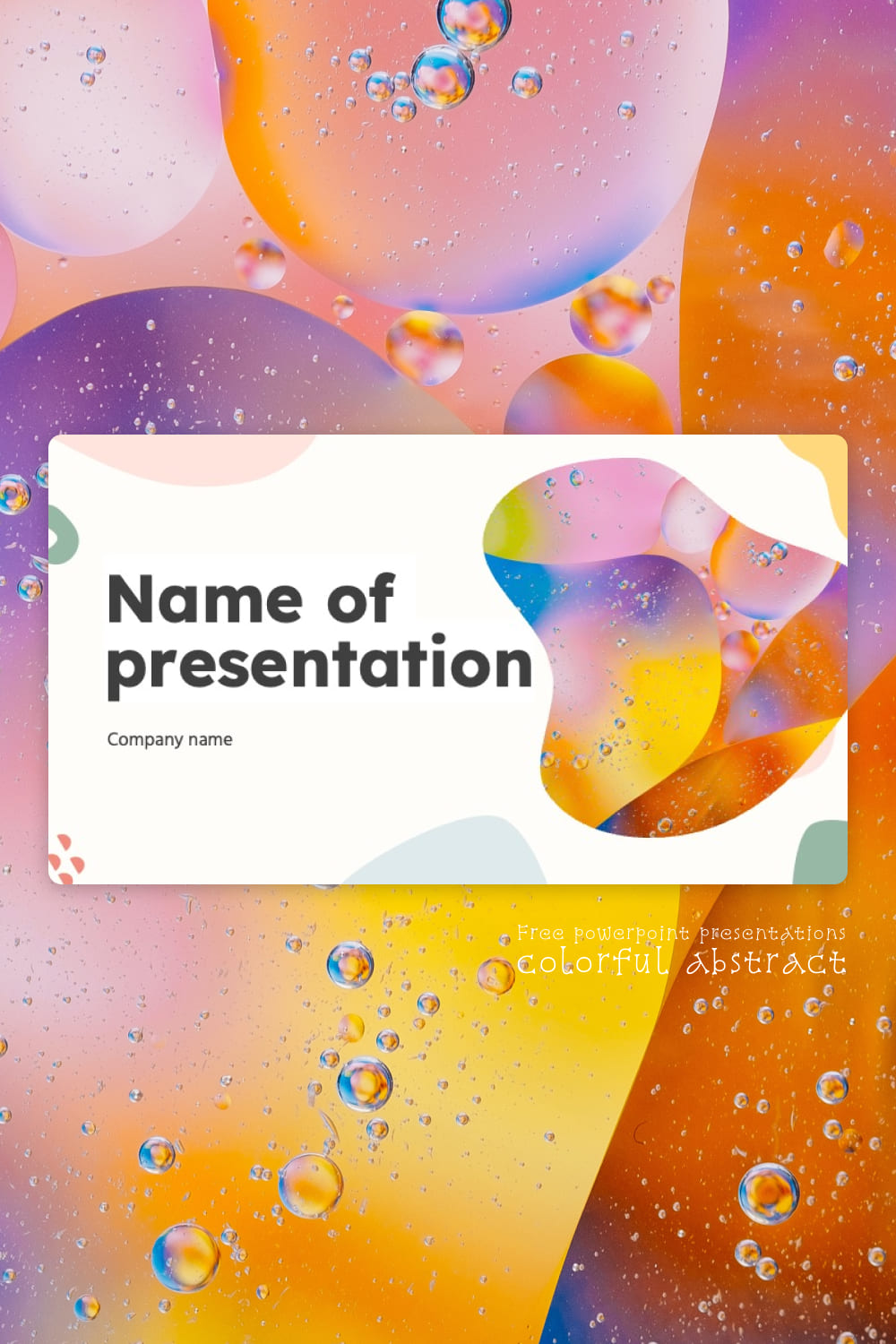 Free Powerpoint Presentations Colorful Abstract Pinterest.