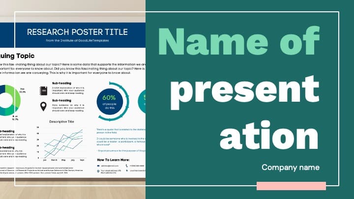 1 Free Powerpoint Research Poster Template.