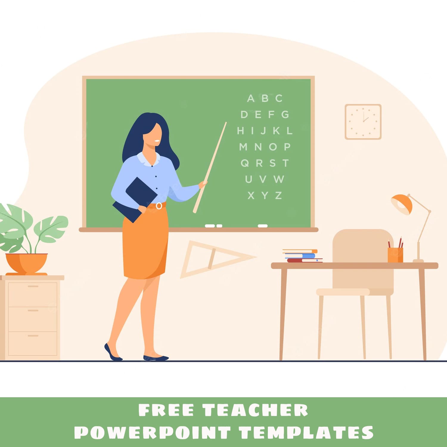 Free Teacher Powerpoint Templates 1500 2.