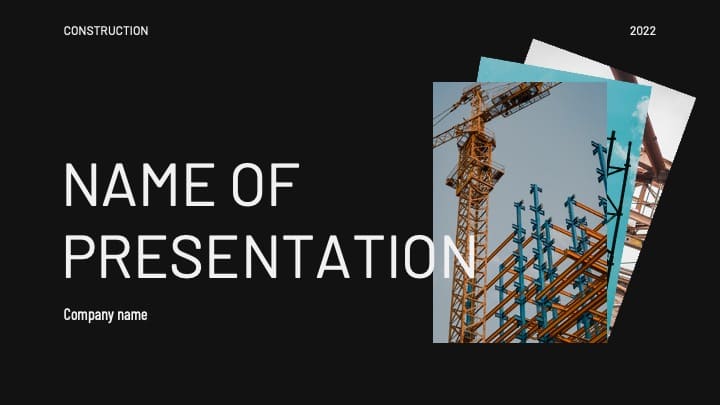 1 Free Under Construction Powerpoint Template.