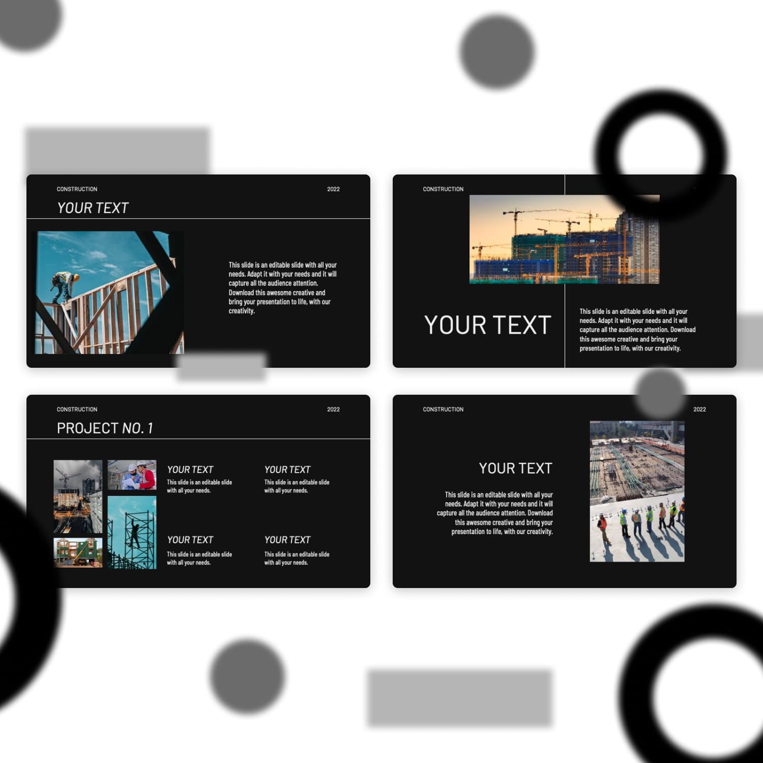 Free Under Construction Powerpoint Template 1500 2.