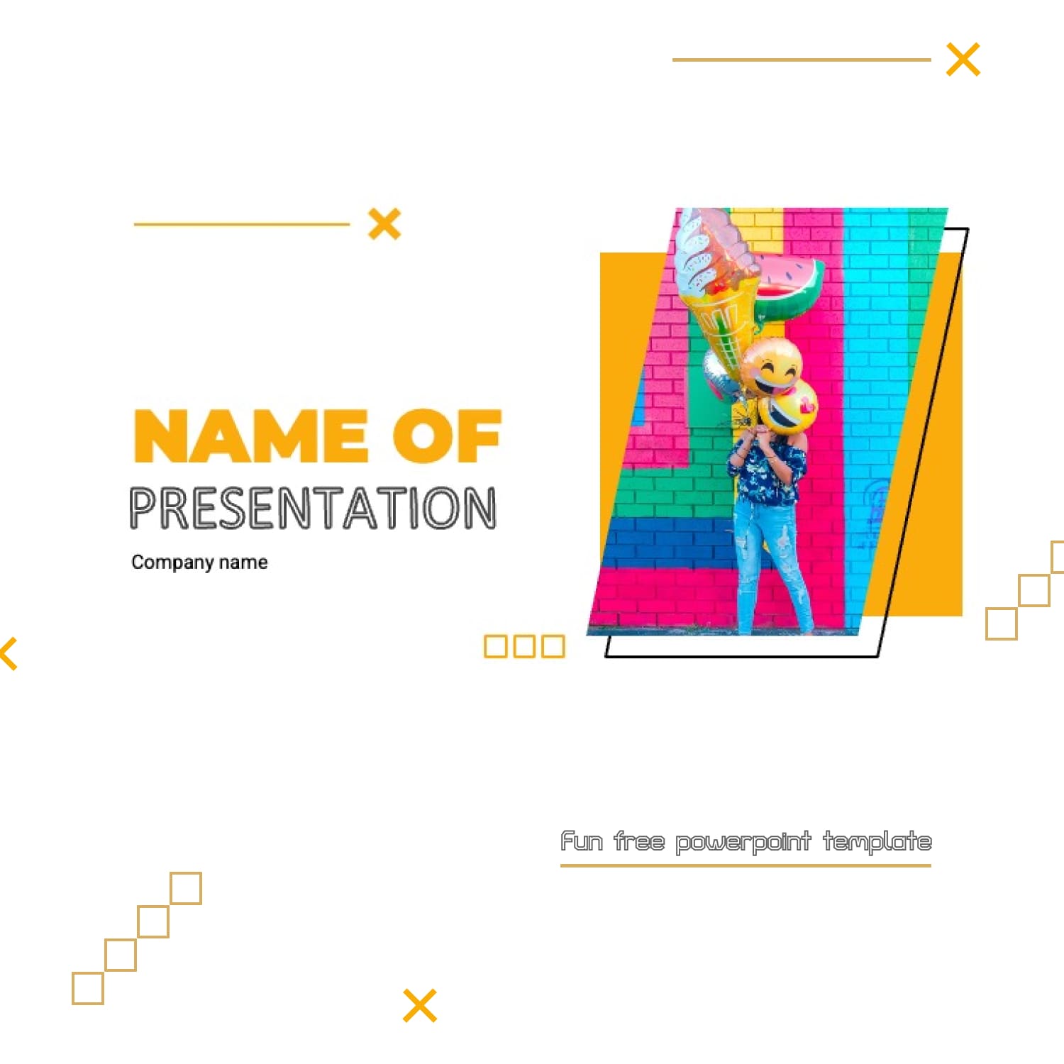 Fun Free Powerpoint Template 1500 1.