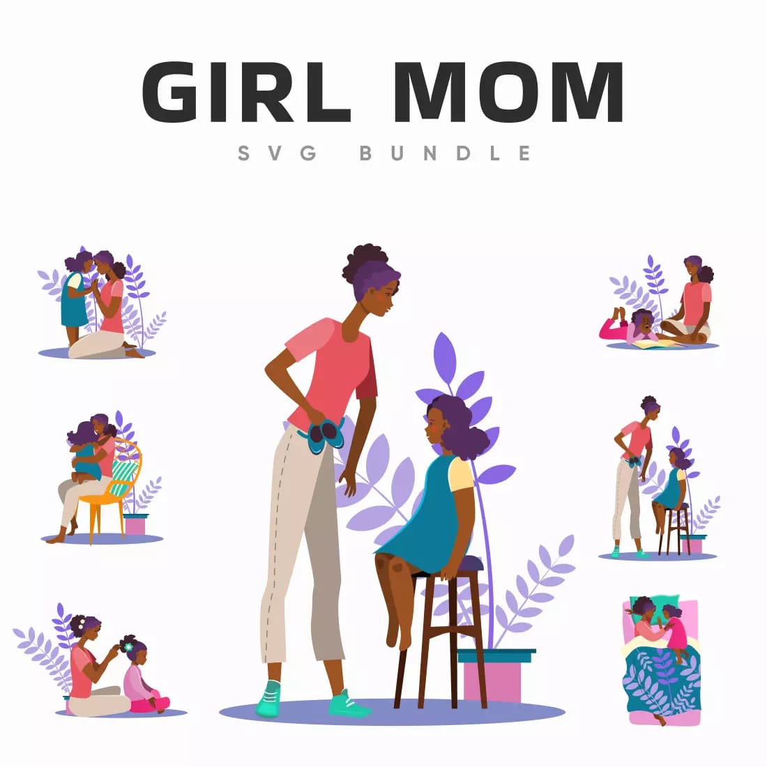 Girl Mom SVG Bundle Preview 15.