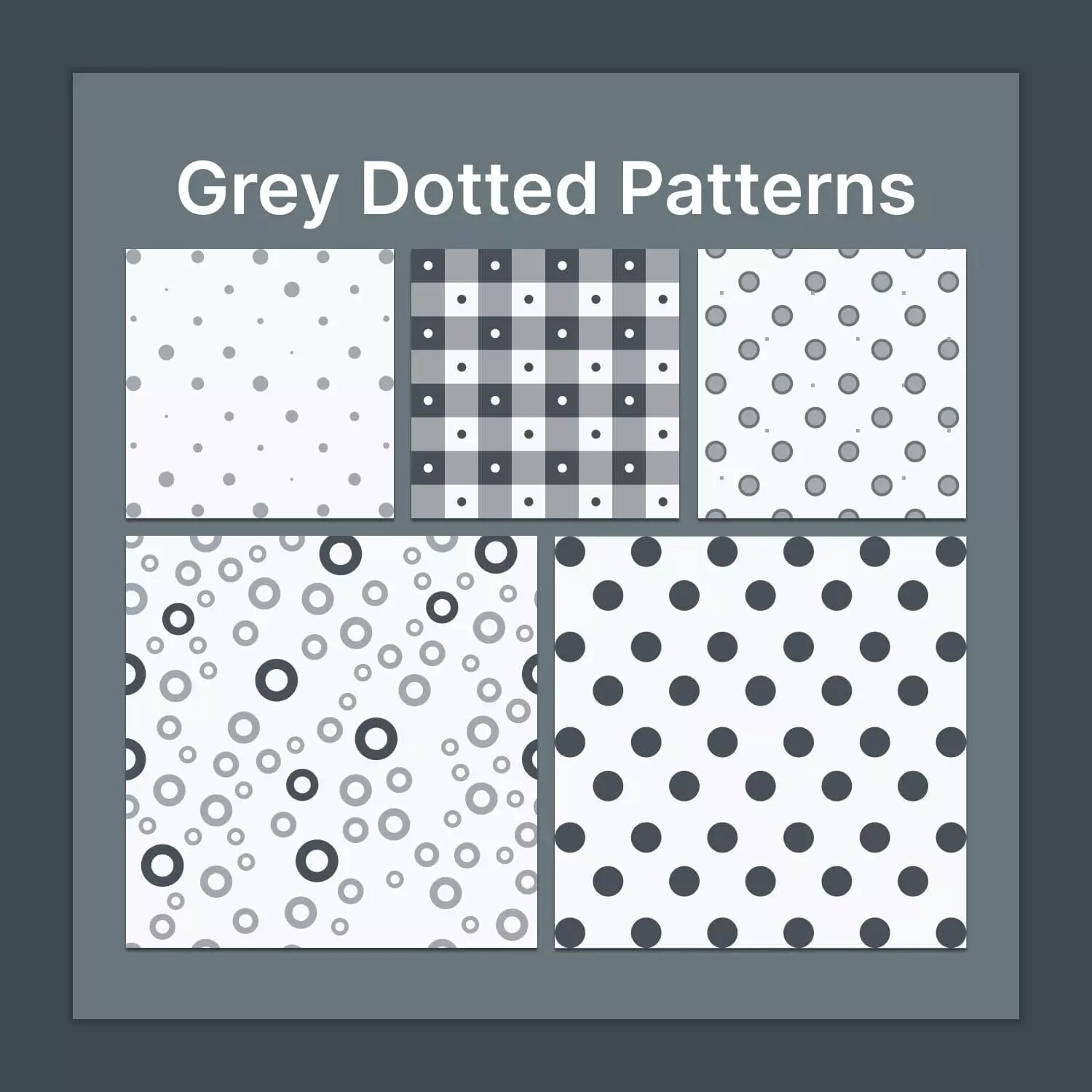 Grey Dotted Patterns Preview 3.