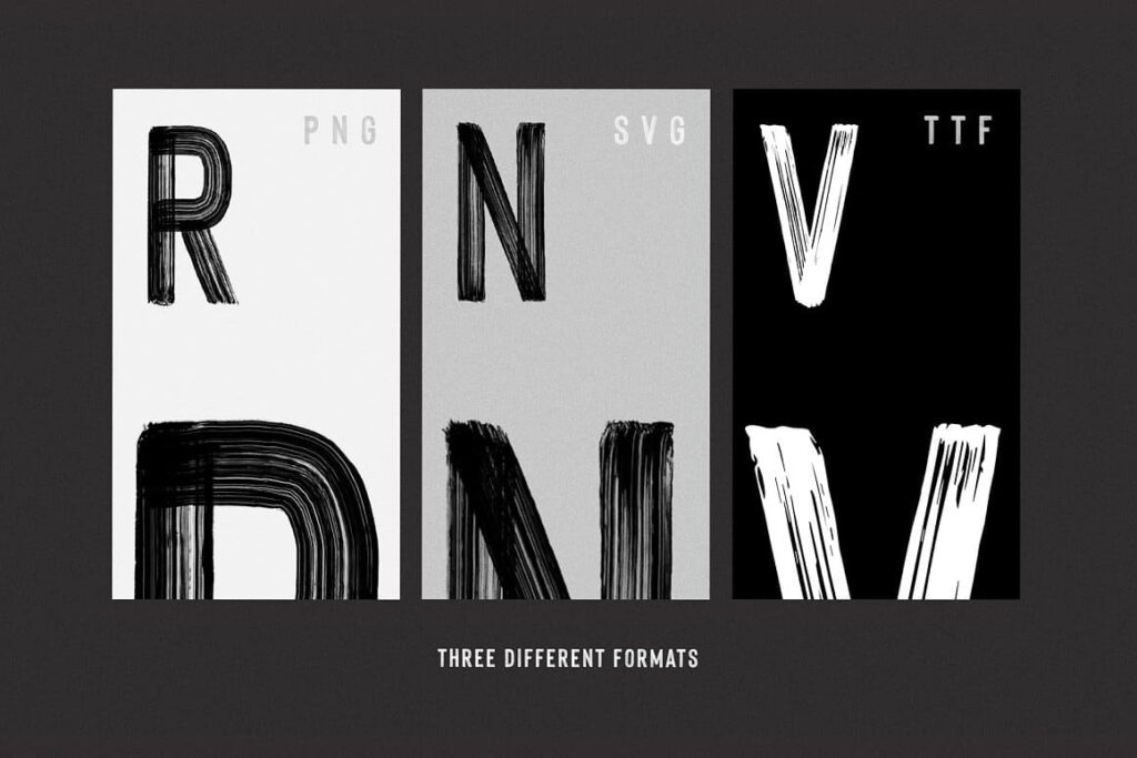 Hackney SVG - Bold Hand-painted Font – MasterBundles