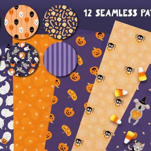 Halloween Party Cute Animals Clipart | Master Bundles