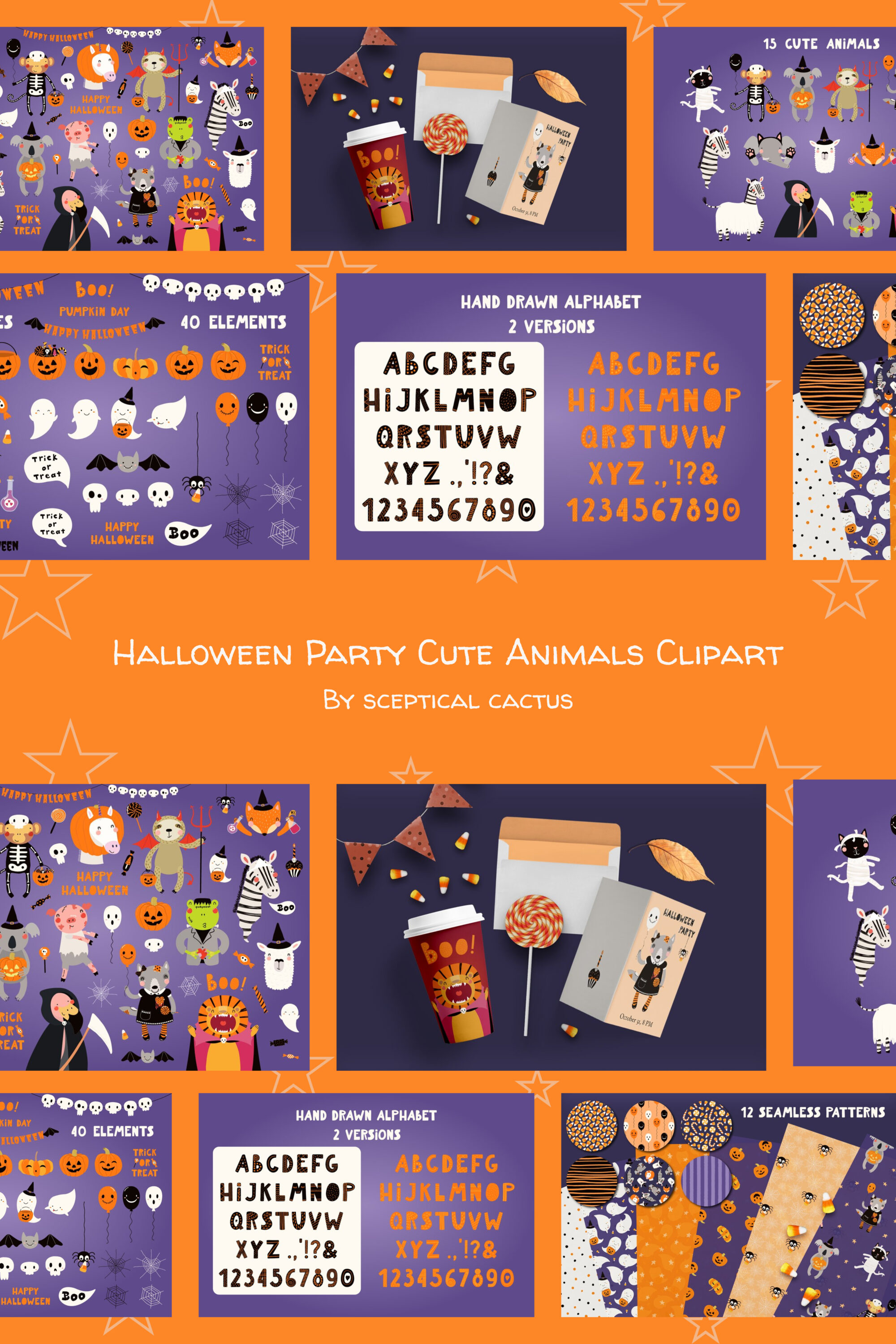 Halloween party cute animals clipart of pinterest.