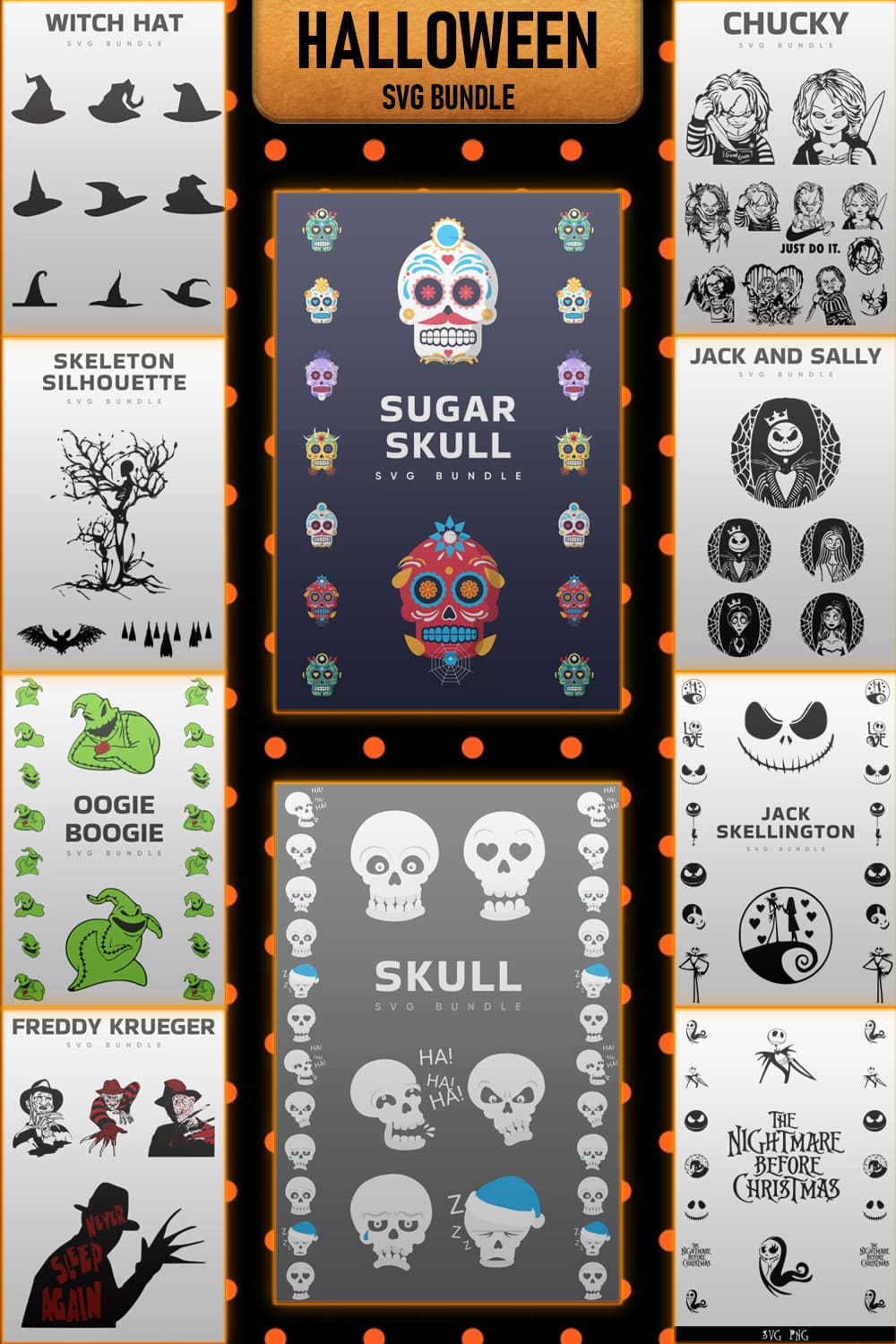 Halloween SVG Bundle Pinterest.