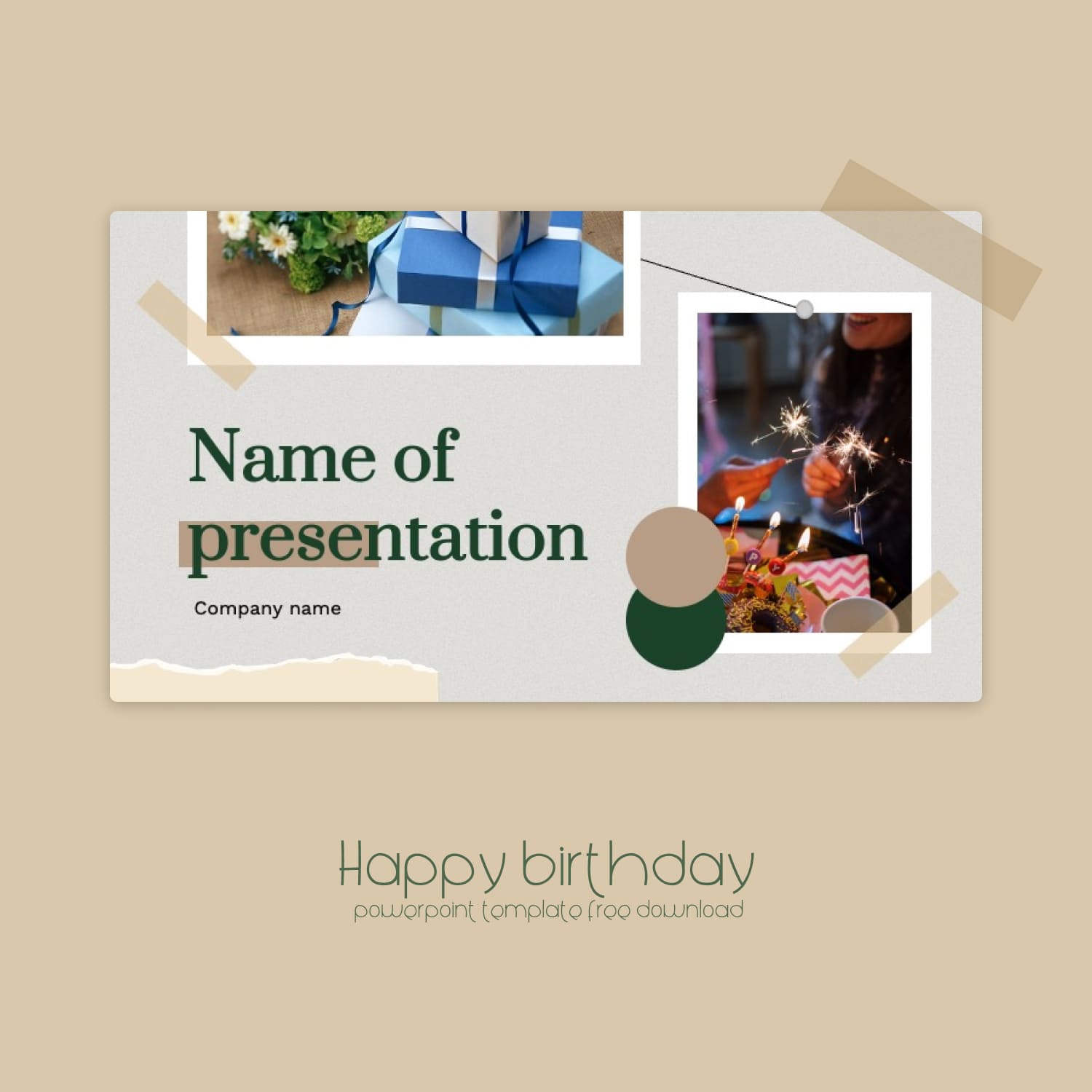 Happy Birthday Powerpoint Template Free Download Masterbundles 4274