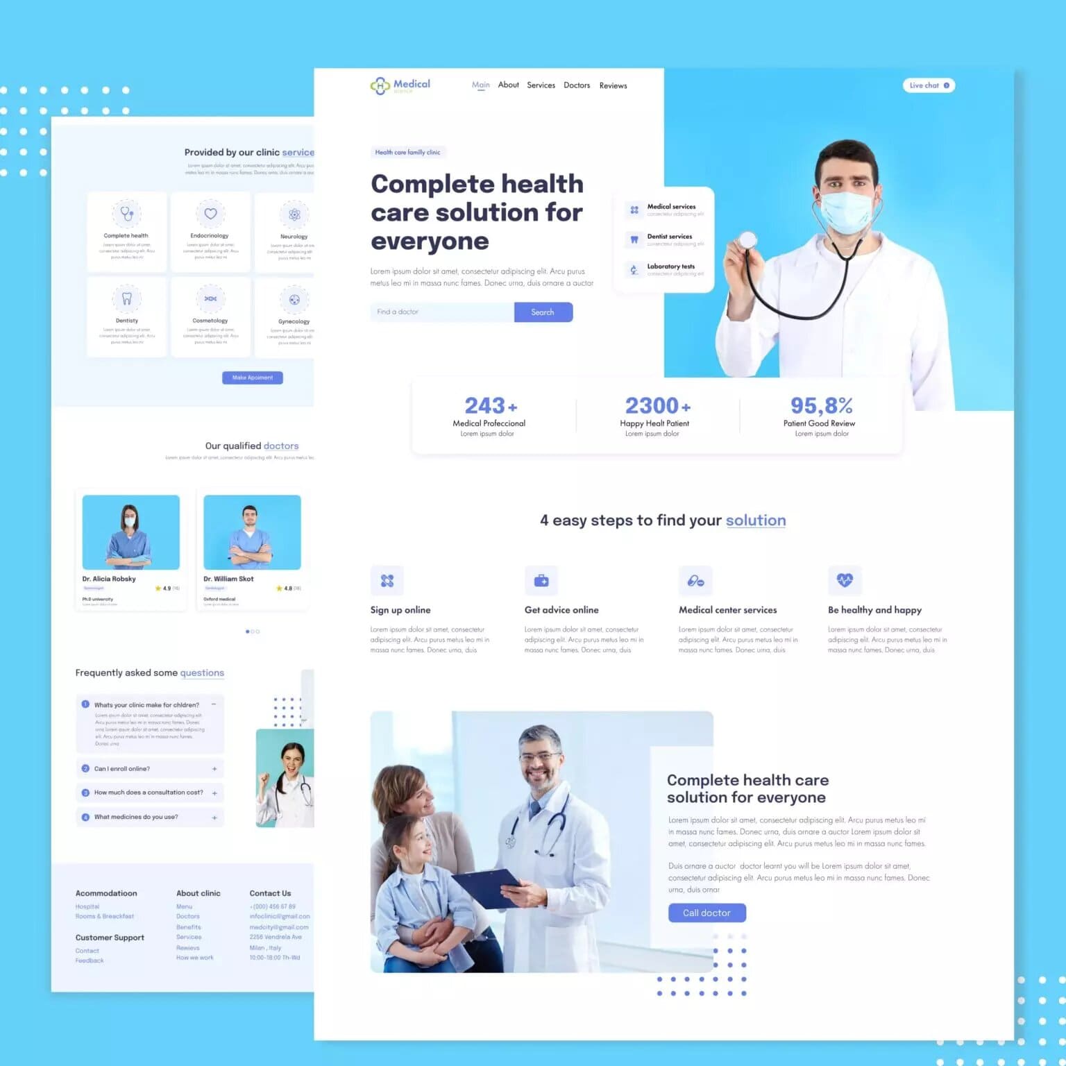 Healthcare Landing Page Template Preview 12.