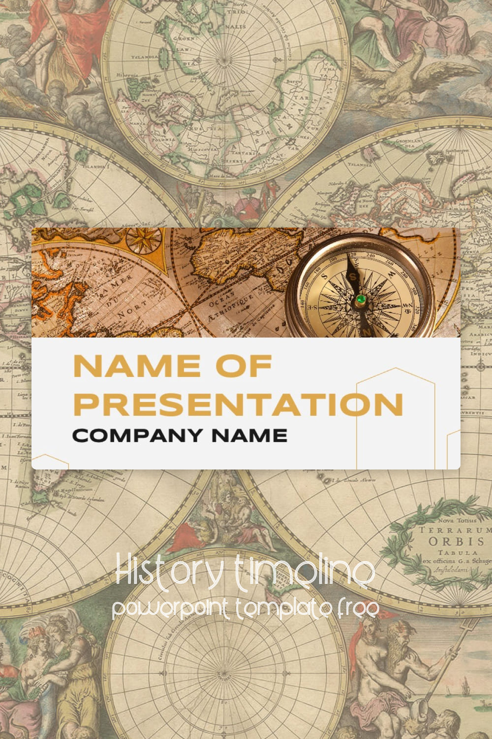 History Timeline Powerpoint Template of Pinterest.