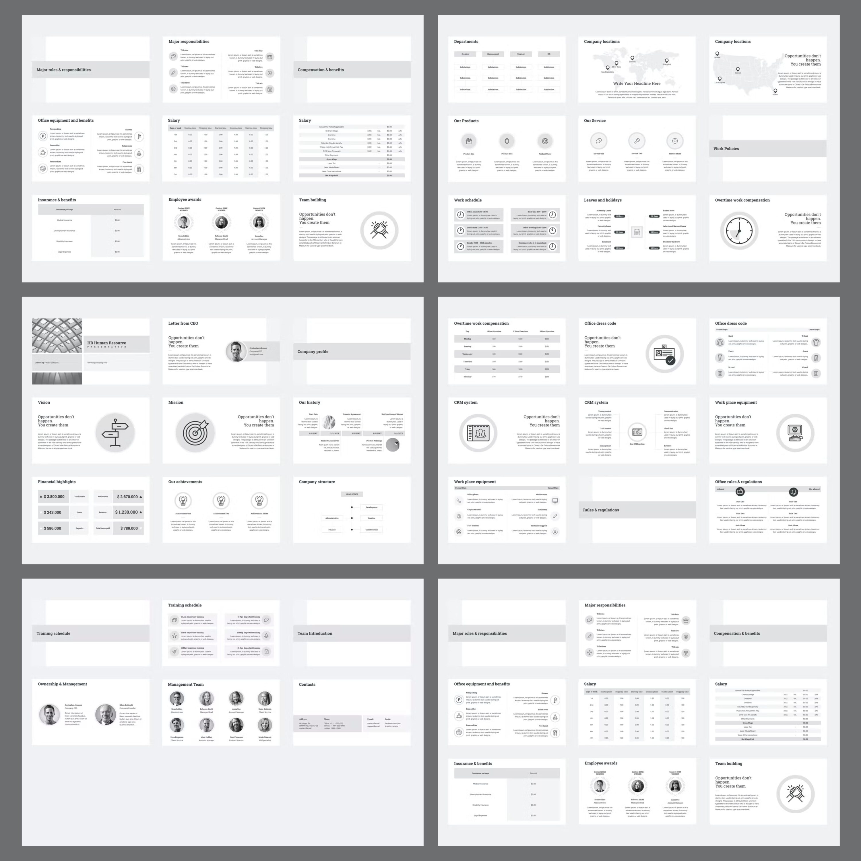 HR Human Resources Google Slides Template Preview 1500 2.