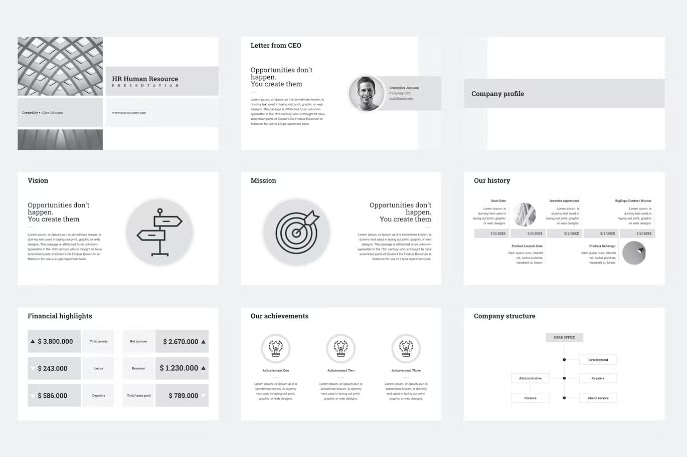 HR Human Resources Powerpoint Template Preview 4.