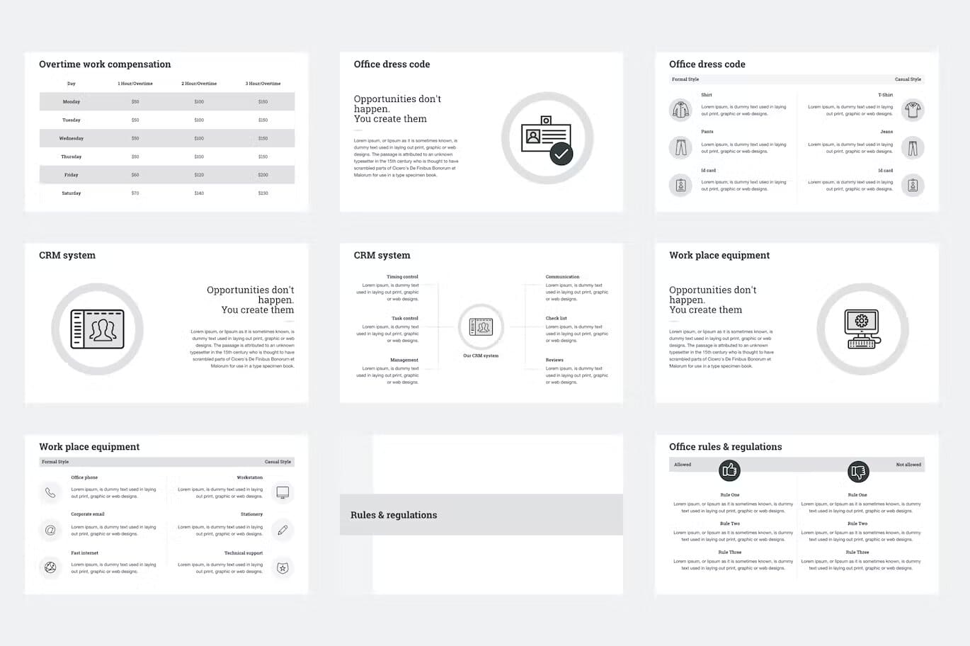 HR Human Resources Powerpoint Template Preview 6.