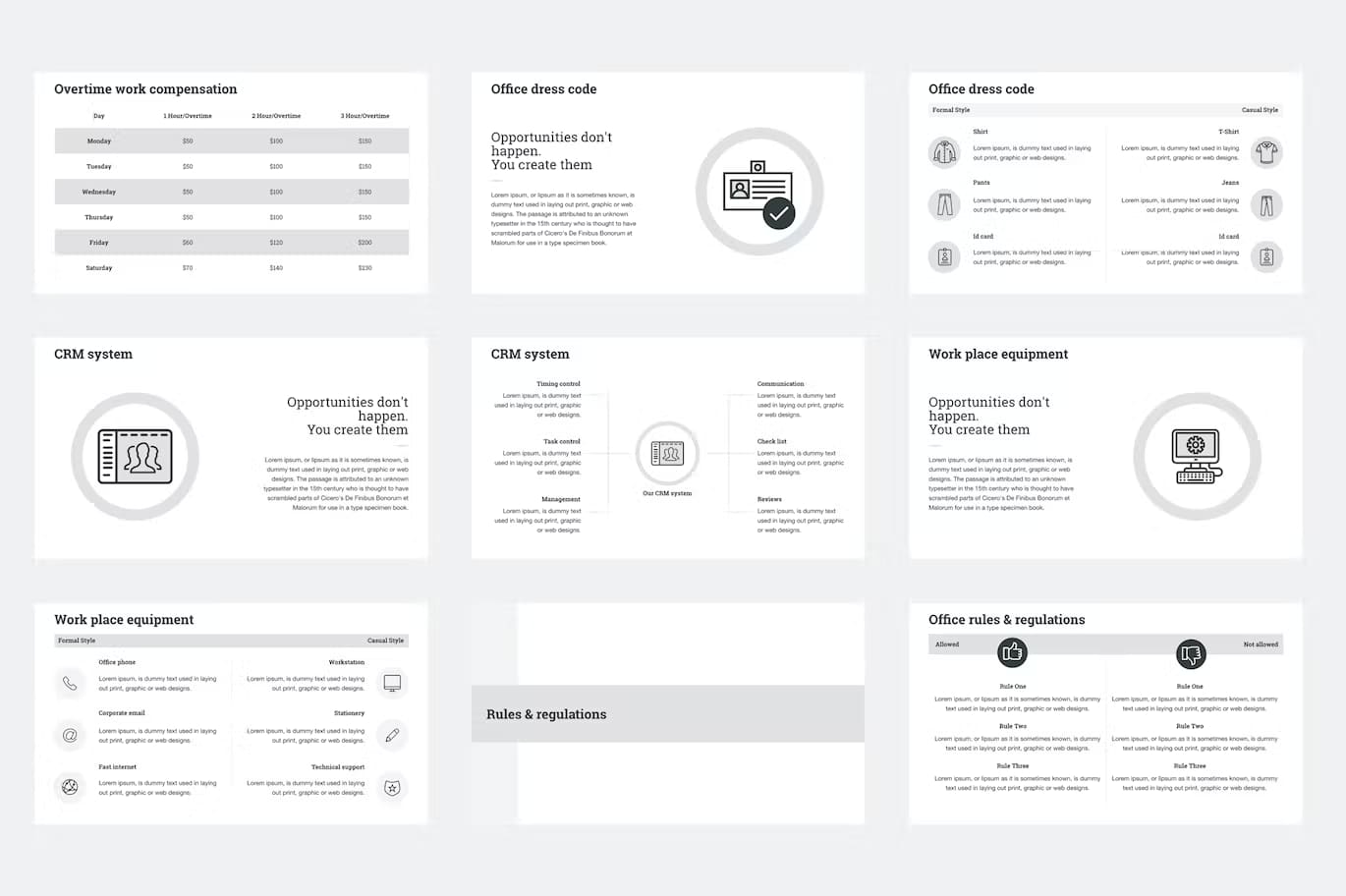 HR Human Resources Google Slides Template Preview 5.