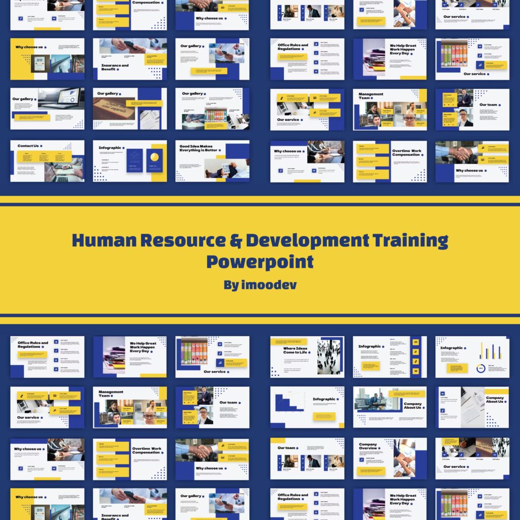 Human Resource & Development Training Powerpoint – MasterBundles