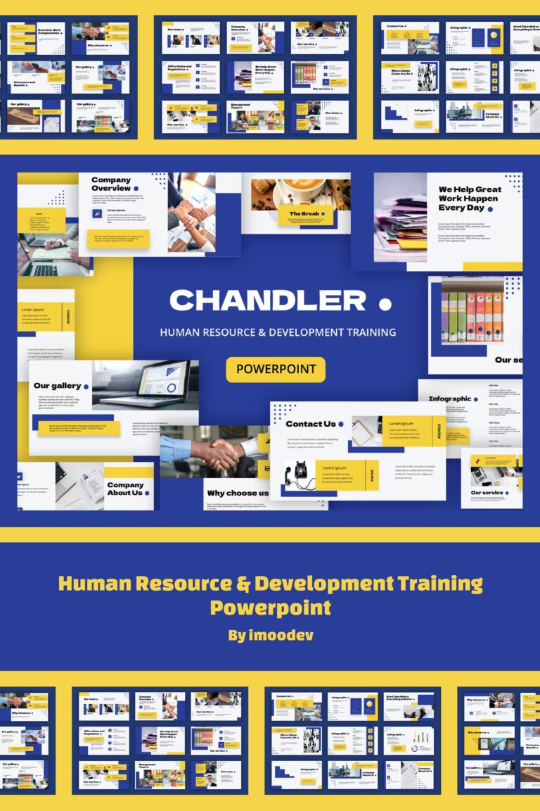 Human Resource & Development Training Powerpoint – MasterBundles