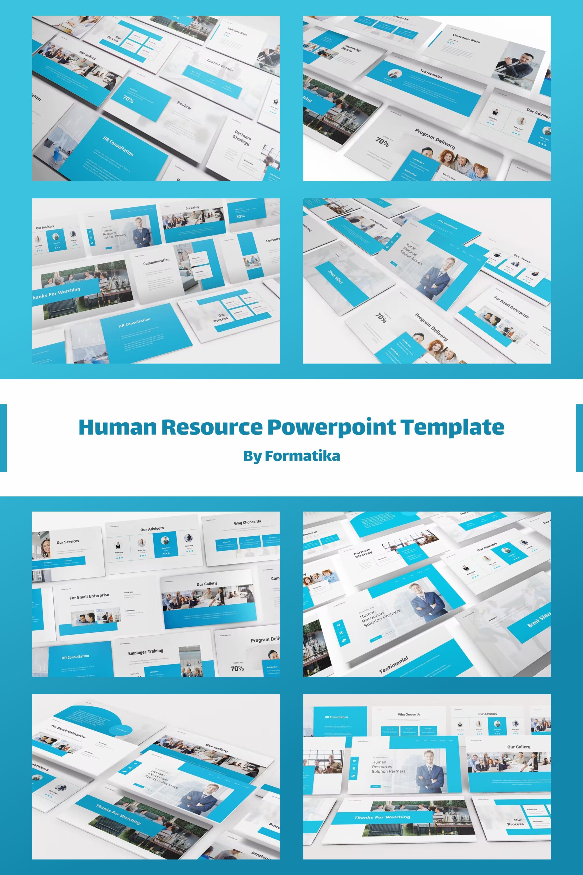 Human Resource Powerpoint Template Preview Pinterest.