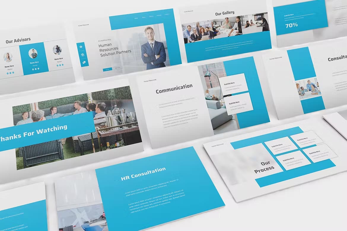 Human Resource Powerpoint Template Preview 10.