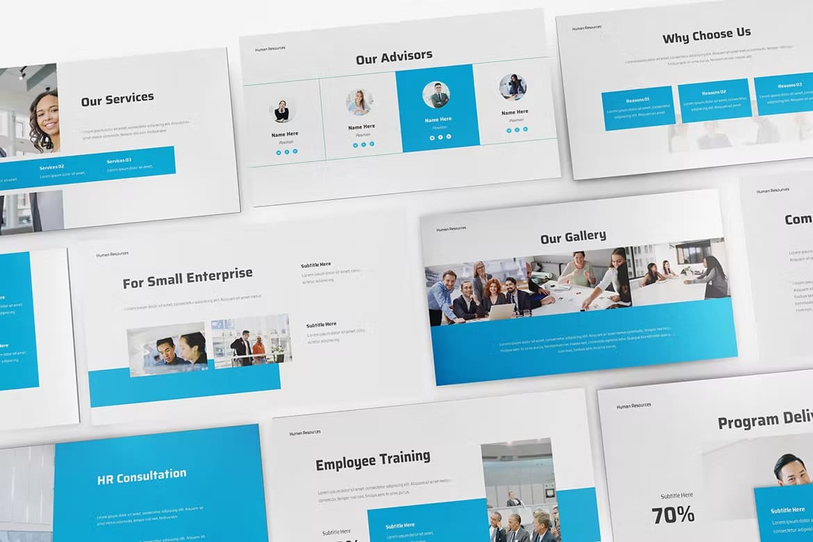 Human Resource Powerpoint Template Preview 11.