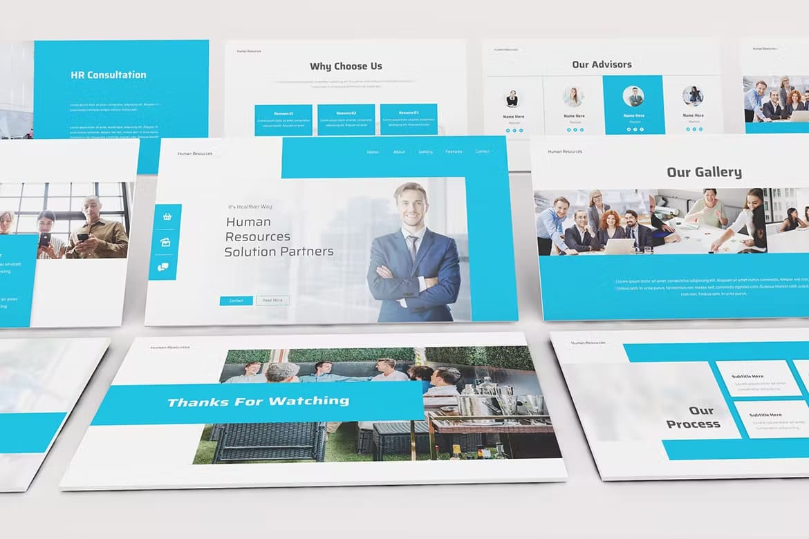 Human Resource Powerpoint Template Preview 4.