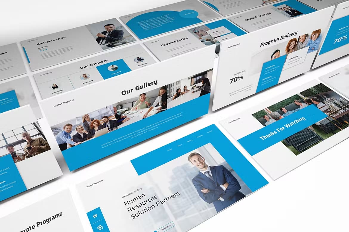 Human Resource Powerpoint Template Preview 5.