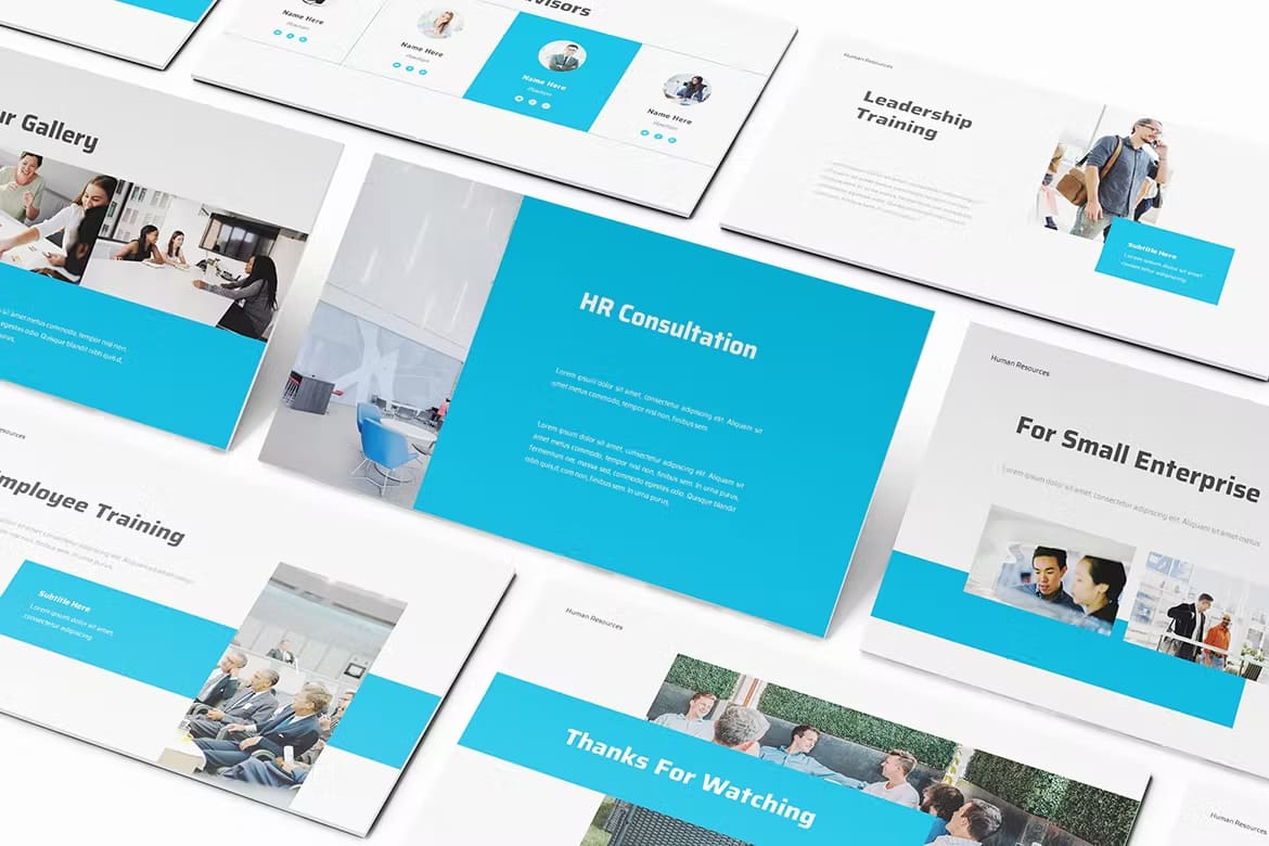 Human Resource Powerpoint Template Preview 7.