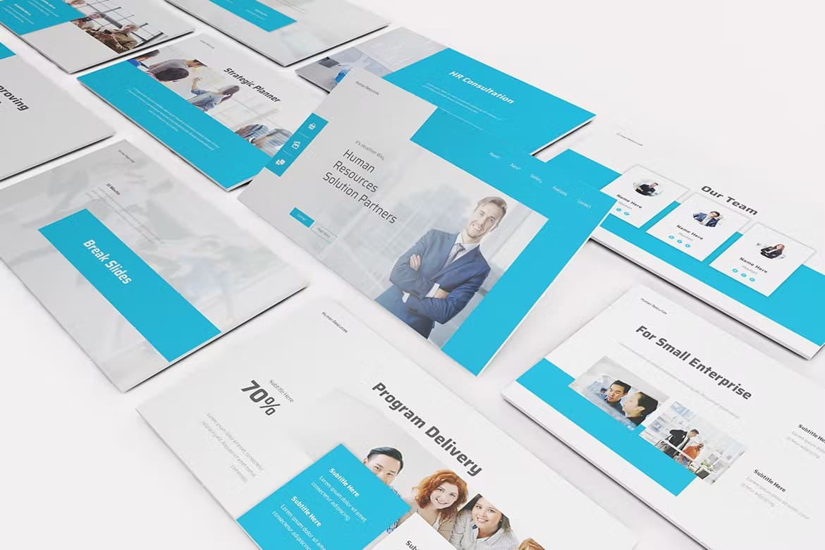 Human Resource Powerpoint Template Preview 9.