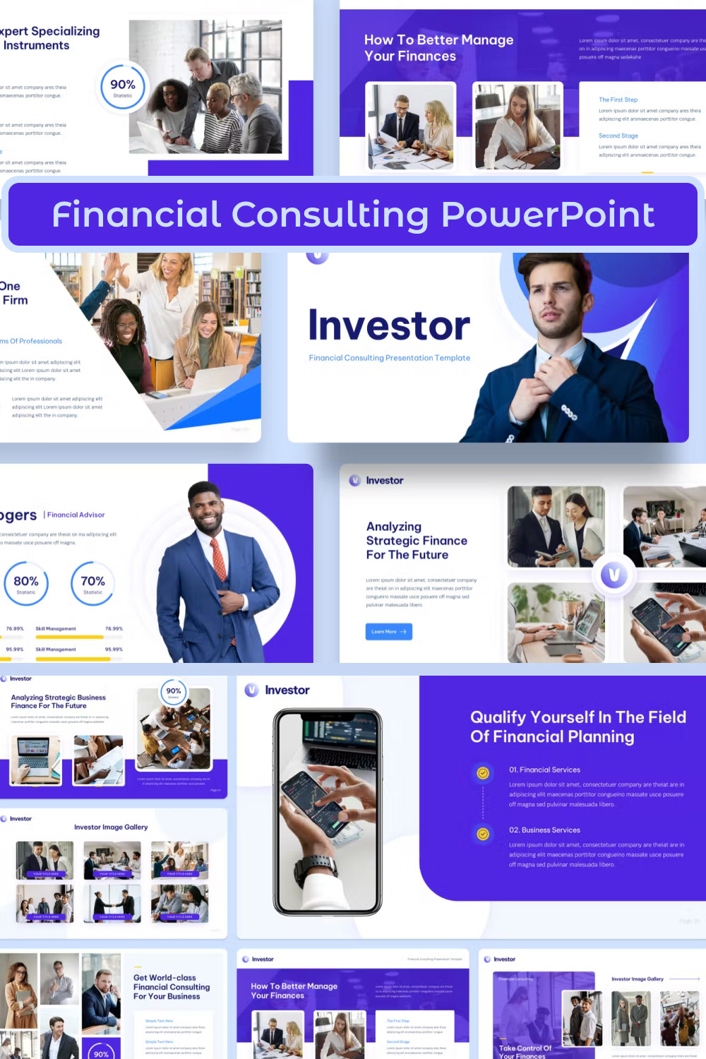 Investor financial consulting powerpoint of pinterest.
