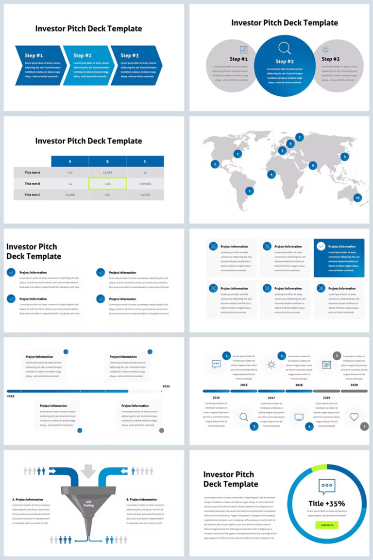 Investor Pitch Deck Template PowerPoint – MasterBundles