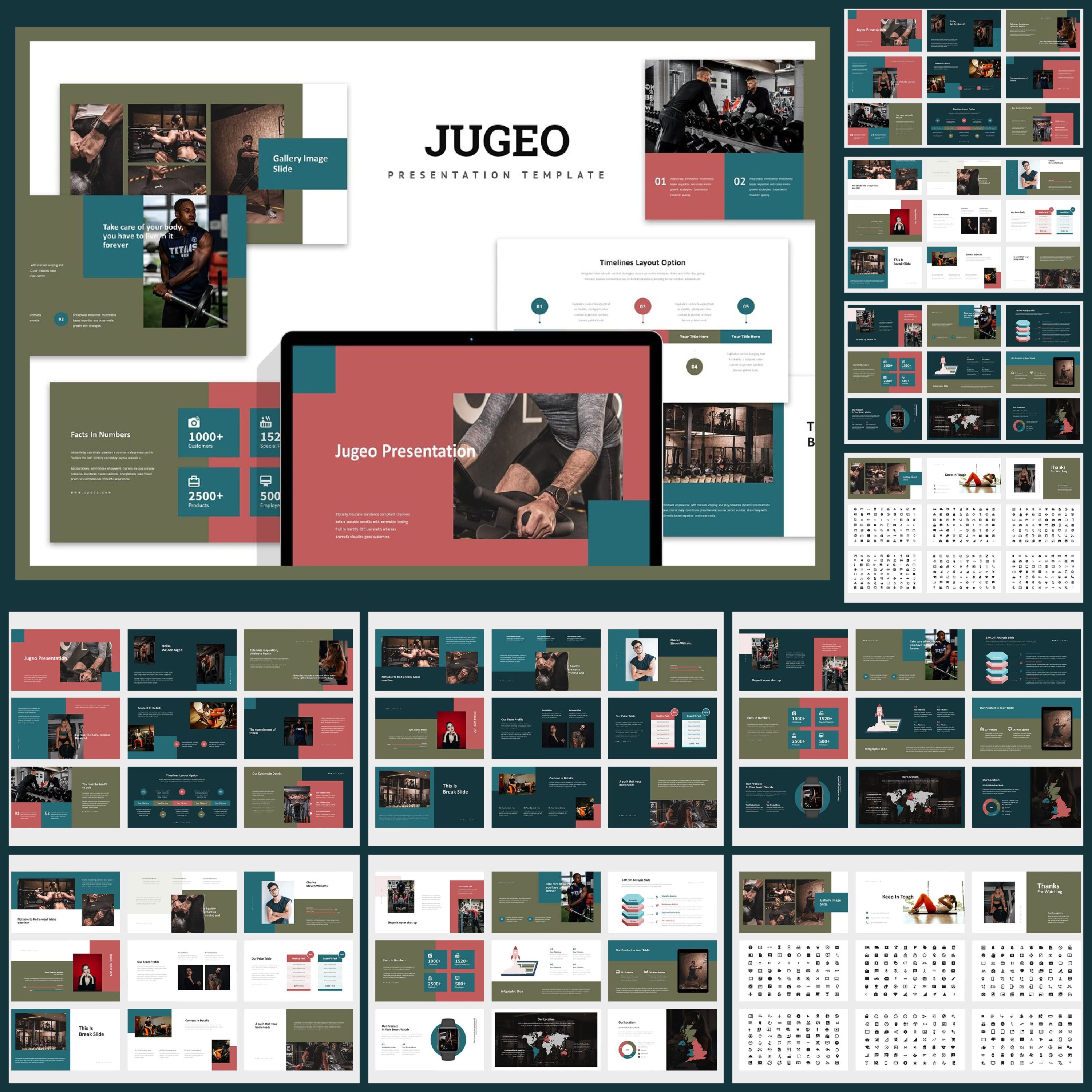 Jugeo Gym Fitness Powerpoint Preview 1500 2.