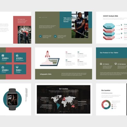 Jugeo: Gym & Fitness Powerpoint | Master Bundles