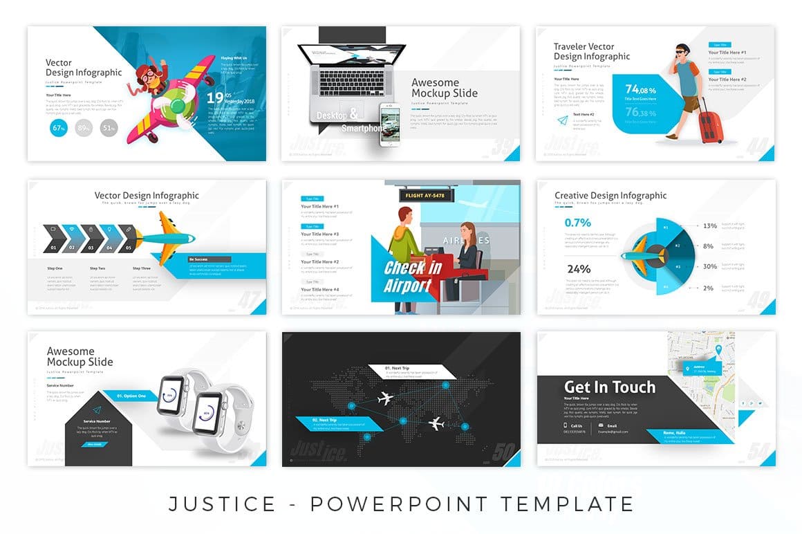 Justice Airplane Presentation Preview 7.