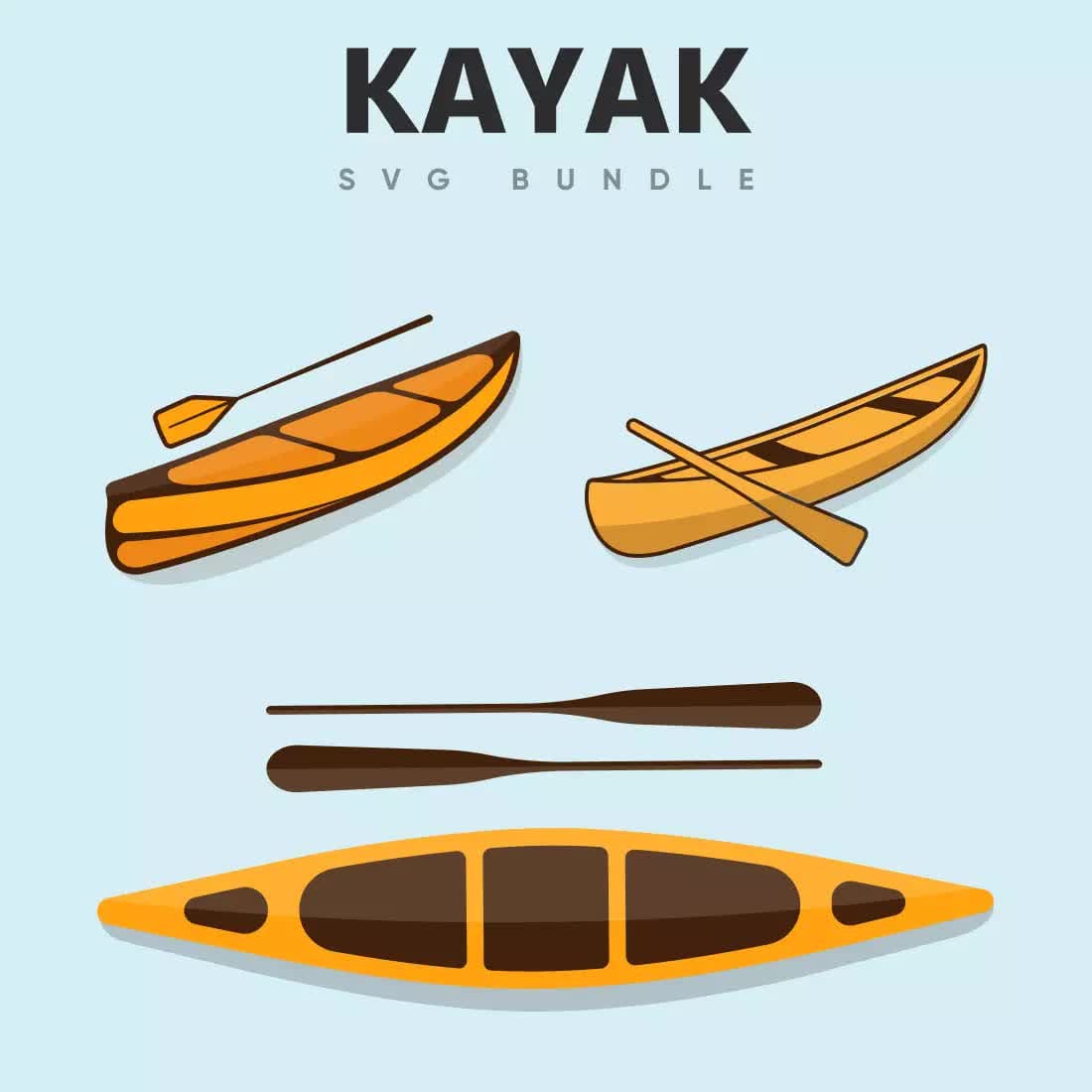 Kayak SVG Bundle Preview 2.