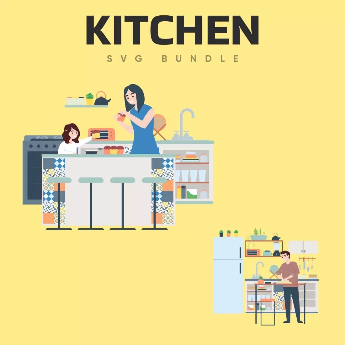Kitchen SVG Bundle Preview 5.