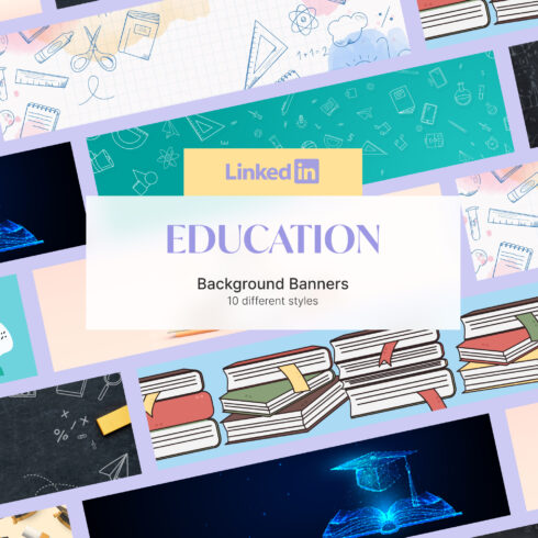 Linkedin Background Banners Education – MasterBundles